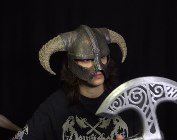 0319(1) Skyrim Dragonborn Miğferi – Kişiye Özel Üretim