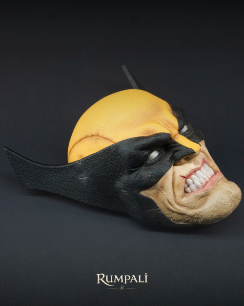 Marvel Wolverine Duvar Büstü Figürü - 14K Reçine, El Boyaması Sipariş Üzerine Özel Duvar Dekoru