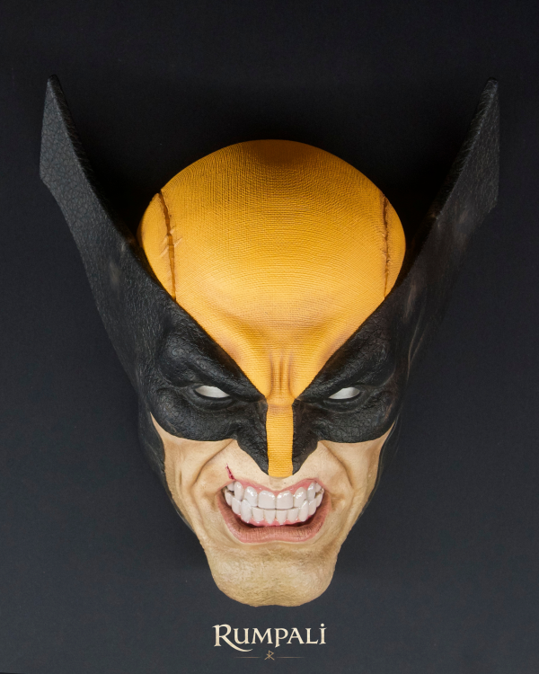 91 Marvel Wolverine Duvar Büstü Figürü - 14K Reçine, El Boyaması Sipariş Üzerine Özel Duvar Dekoru