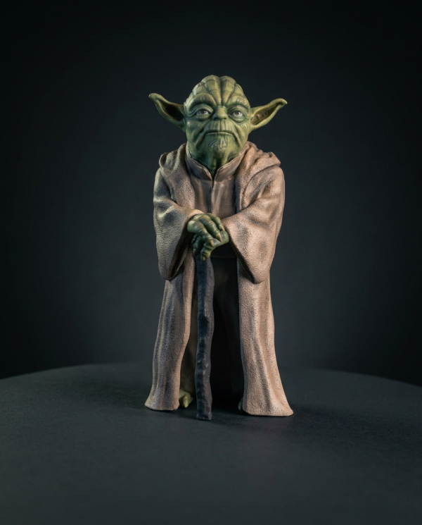 Master Yoda Figürü - 14K Reçine Baskı, El Boyaması Özel Koleksiyon Figürü Star Wars