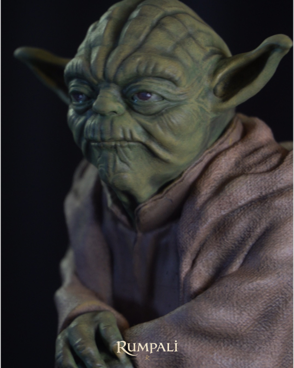 Master Yoda Figürü - 14K Reçine Baskı, El Boyaması Özel Koleksiyon Figürü Star Wars